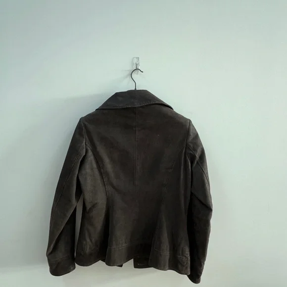 Danier Chocolate Leather Jacket - Picture 4 of 5